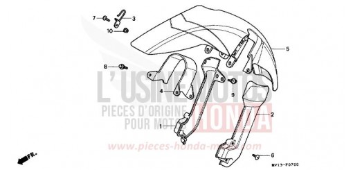 FRONT FORK XRV750L de 1990